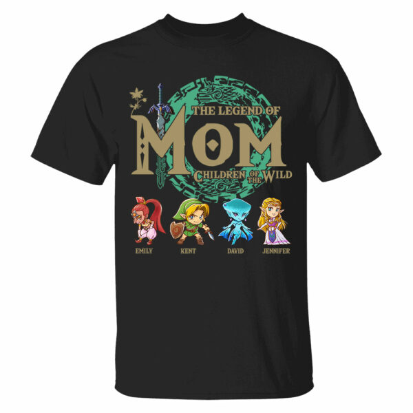 Personalized The Legend Of Mom Shirt, Children Of The Wild Gamer Shirt - Image 2