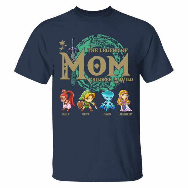 Personalized The Legend Of Mom Shirt, Children Of The Wild Gamer Shirt - Image 8