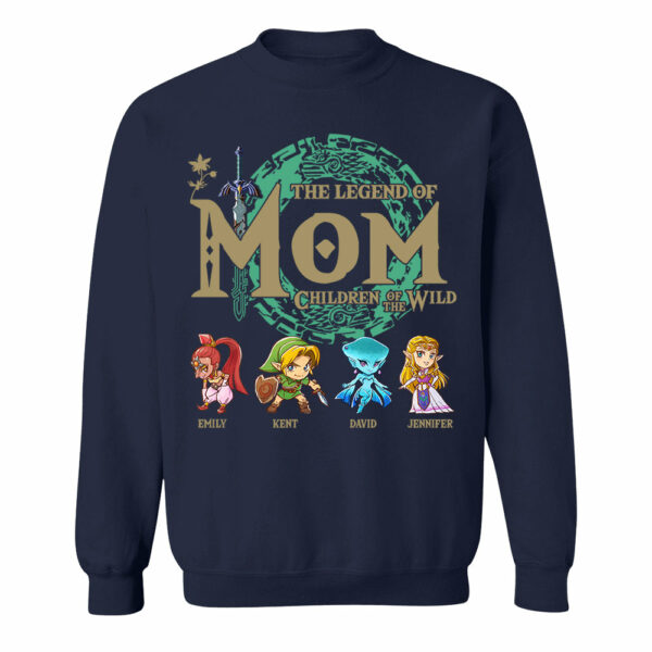 Personalized The Legend Of Mom Shirt, Children Of The Wild Gamer Shirt - Image 11