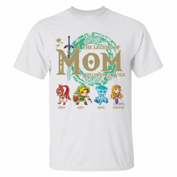 Personalized The Legend Of Mom Shirt, Children Of The Wild Gamer Shirt - Image 5