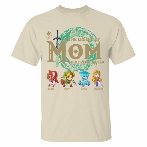 Personalized The Legend Of Mom Shirt, Children Of The Wild Gamer Shirt - Image 6