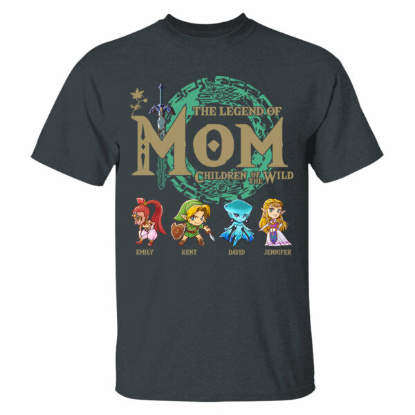 Personalized The Legend Of Mom Shirt, Children Of The Wild Gamer Shirt - Image 7