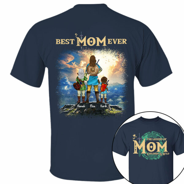 Personalized The Legend Of Mom Zelda Mom Shirt - Mother's Day & Birthday Gift For Mother - Image 5