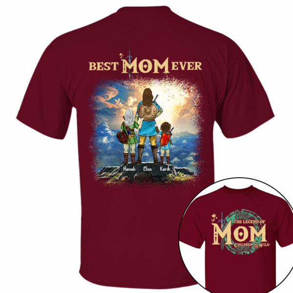 Personalized The Legend Of Mom Zelda Mom Shirt - Mother's Day & Birthday Gift For Mother - Image 6
