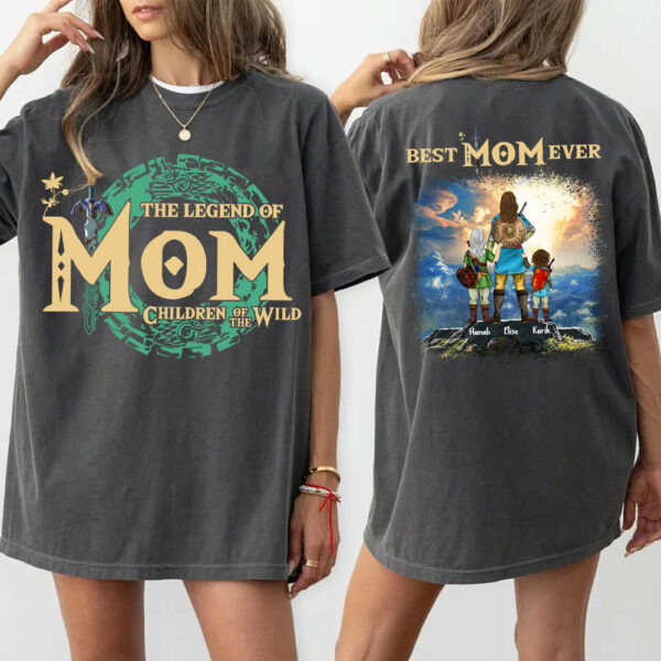 Personalized The Legend Of Mom Zelda Mom Shirt - Mother's Day & Birthday Gift For Mother - Image 2