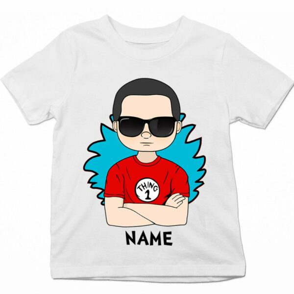 Personalized Thing Number Reading Day Shirt Gifts For Kids - Image 4