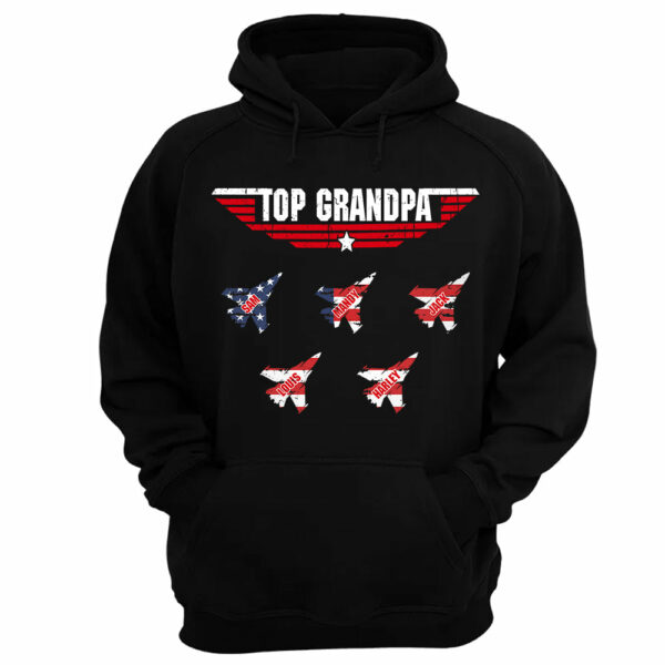 Personalized Top Grandpa, Dad T-shirt, 4th of July Shirt, Gift For Grandpa, Dad - Image 7