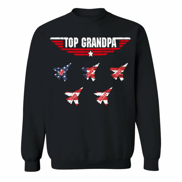 Personalized Top Grandpa, Dad T-shirt, 4th of July Shirt, Gift For Grandpa, Dad - Image 10