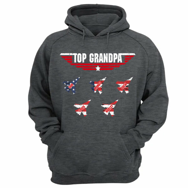 Personalized Top Grandpa, Dad T-shirt, 4th of July Shirt, Gift For Grandpa, Dad - Image 9