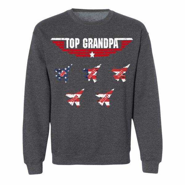 Personalized Top Grandpa, Dad T-shirt, 4th of July Shirt, Gift For Grandpa, Dad - Image 11