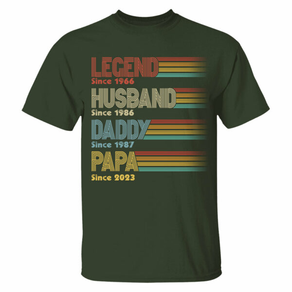 Personalized Vintage Legend Husband Dad Grandpa Since Shirt, Father's Day Gift - Image 7