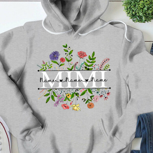 Personalized Wildflowers Mimi And Grandkids Name Shirts For Mimi - Image 10