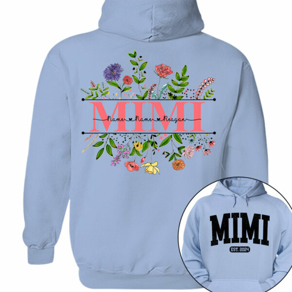 Personalized Wildflowers Mimi Grandkids Shirt For Grandma - Image 11