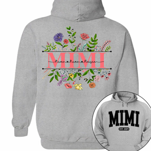 Personalized Wildflowers Mimi Grandkids Shirt For Grandma - Image 10