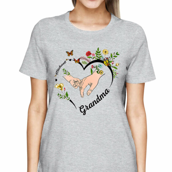 Personalized Wildflowers Mimi Hands And Grandkids Hands Shirts For Grandma - Image 6