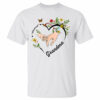 Personalized Wildflowers Mimi Hands And Grandkids Hands Shirts For Grandma