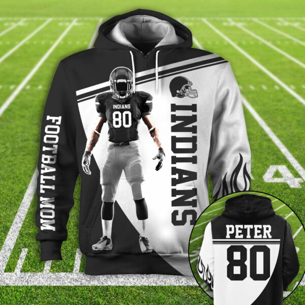 Personalzied American Football American Football Custom Player All Over Print Hoodie Shirt K1702 - Image 3