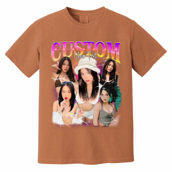Pet Custom Vintage Washed Shirt Custom Cat Graphic Unisex T-Shirt - Image 13