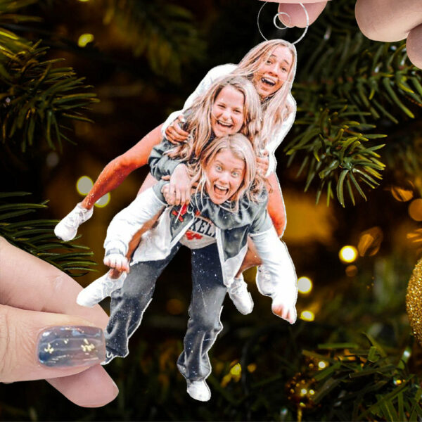 Photo Background Removal - Custom Ornament From Photo - Gift For Women, Christmas Gifts For Women, Custom Photo Gifts - Image 6