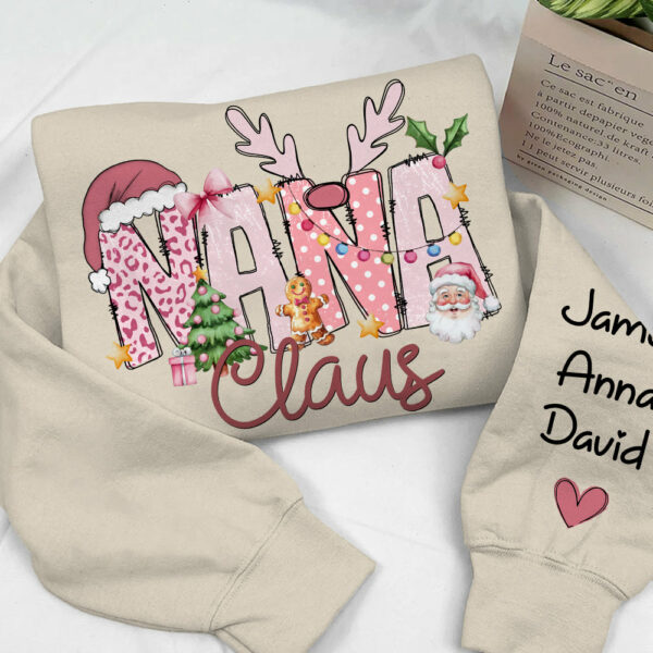Pink Trend Gigi Claus Custom Sweatshirt - Best Family Christmas Gift for Grandma - Image 16