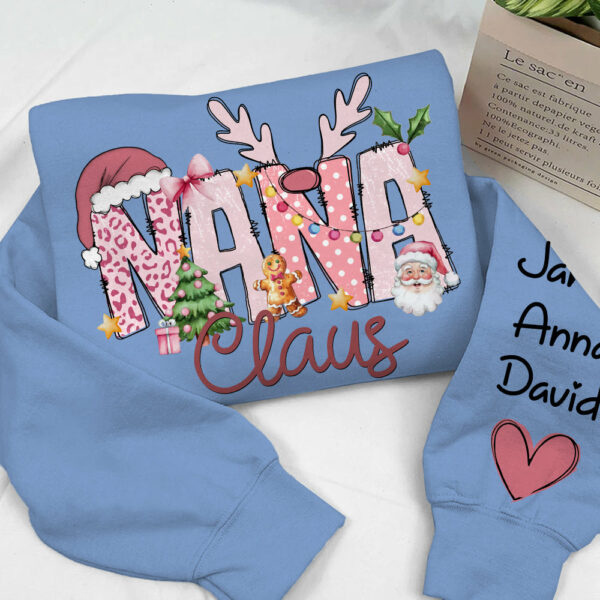 Pink Trend Gigi Claus Custom Sweatshirt - Best Family Christmas Gift for Grandma - Image 12