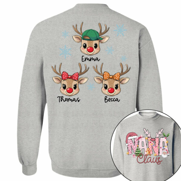 Pink Trend Gigi Claus Custom Sweatshirt - Best Family Christmas Gift for Grandma Vr2 - Image 7