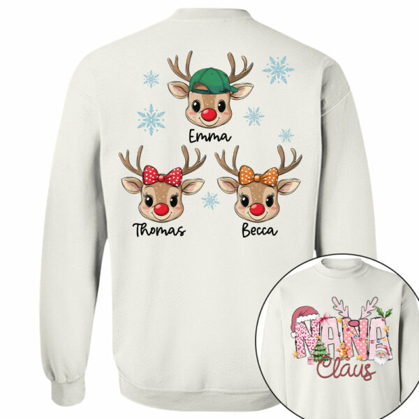 Pink Trend Gigi Claus Custom Sweatshirt - Best Family Christmas Gift for Grandma Vr2 - Image 6