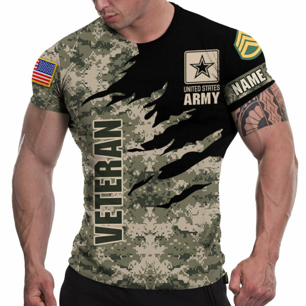 Premium Unique Veteran Shirts Ultra Soft and Comfort Custom Rank Name For Veterans H2511 - Image 4