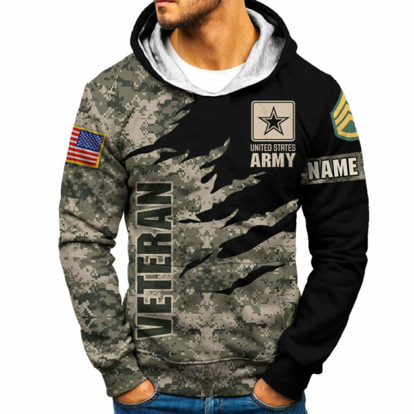 Premium Unique Veteran Shirts Ultra Soft and Comfort Custom Rank Name For Veterans H2511 - Image 7