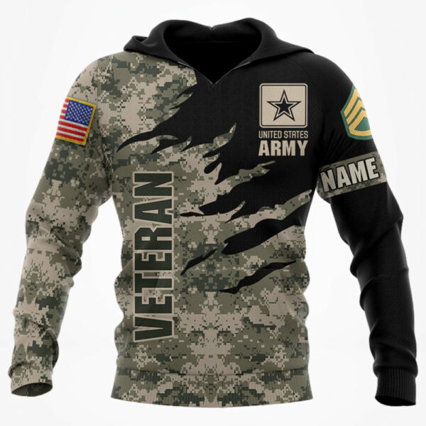 Premium Unique Veteran Shirts Ultra Soft and Comfort Custom Rank Name For Veterans H2511 - Image 6
