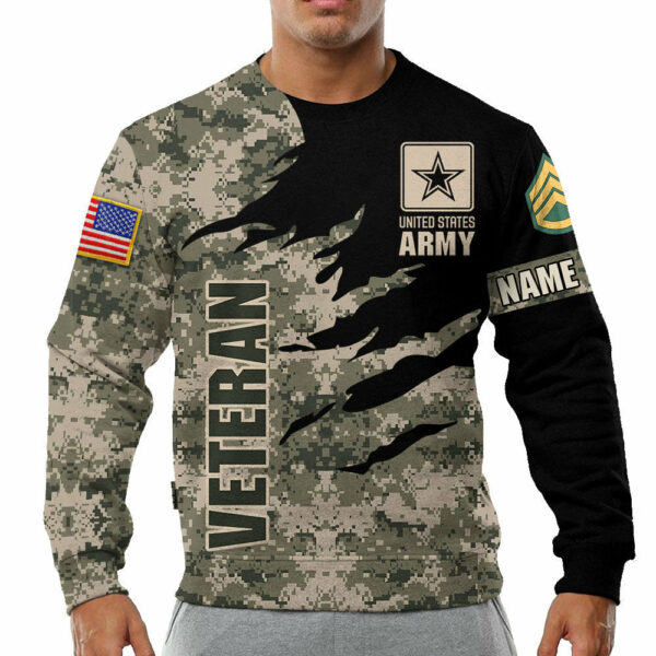 Premium Unique Veteran Shirts Ultra Soft and Comfort Custom Rank Name For Veterans H2511 - Image 5