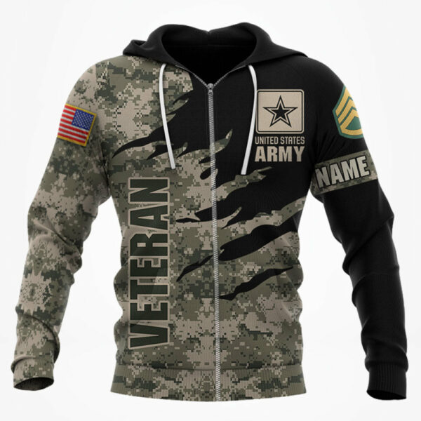 Premium Unique Veteran Shirts Ultra Soft and Comfort Custom Rank Name For Veterans H2511 - Image 8