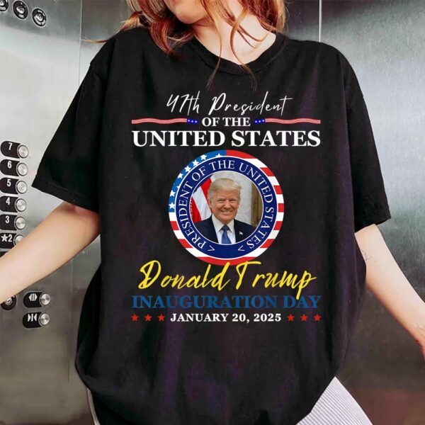 President Donald Trump Inauguration Day 2025 Memorabilia Shirt - Image 3