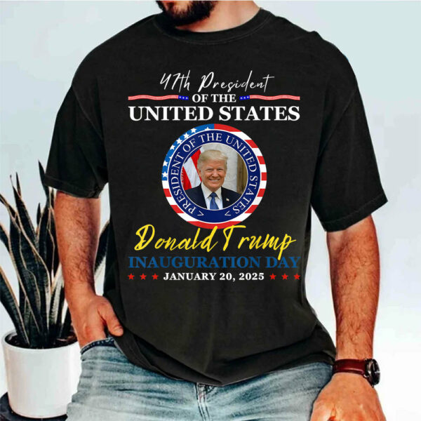 President Donald Trump Inauguration Day 2025 Memorabilia Shirt - Image 2