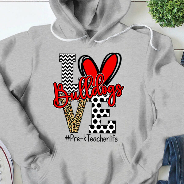 Presonalized Shirt Love Mascot School, School Spirit Custom Hashtags Shirt K1702 - Image 9