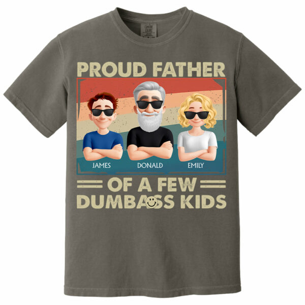 Proud Dad Of A Few - Personalized Funny Shirt For Husband, Dad, Grandpa NA04 - Image 10