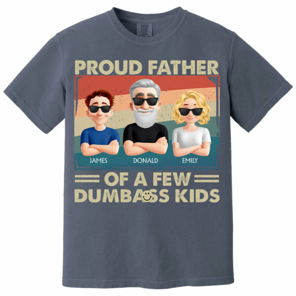 Proud Dad Of A Few - Personalized Funny Shirt For Husband, Dad, Grandpa NA04 - Image 13
