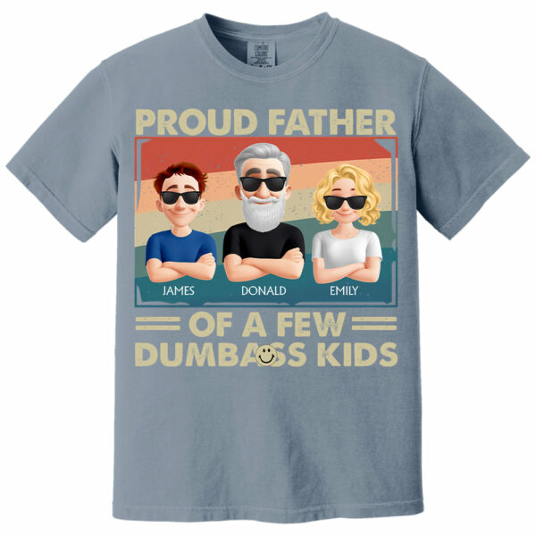 Proud Dad Of A Few - Personalized Funny Shirt For Husband, Dad, Grandpa NA04 - Image 11