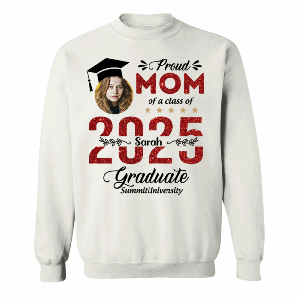 Proud Family Of 2025 Graduation Shirt, Personalized Shirt For Graduation M2204 - Image 3