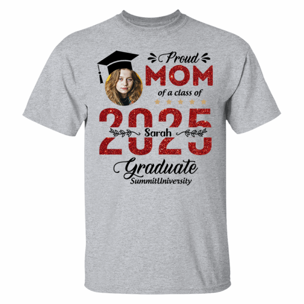 Proud Family Of 2025 Graduation Shirt, Personalized Shirt For Graduation M2204 - Image 5