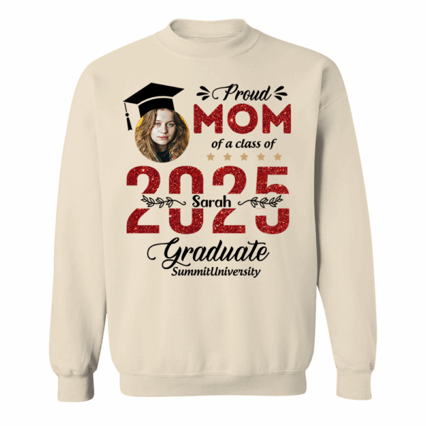 Proud Family Of 2025 Graduation Shirt, Personalized Shirt For Graduation M2204 - Image 9