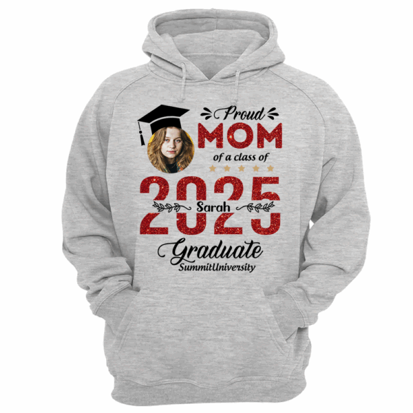 Proud Family Of 2025 Graduation Shirt, Personalized Shirt For Graduation M2204 - Image 7