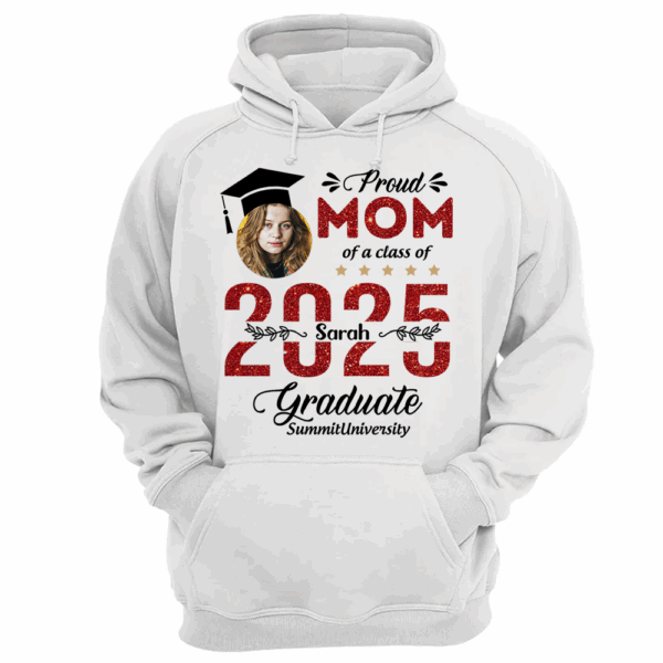 Proud Family Of 2025 Graduation Shirt, Personalized Shirt For Graduation M2204 - Image 4