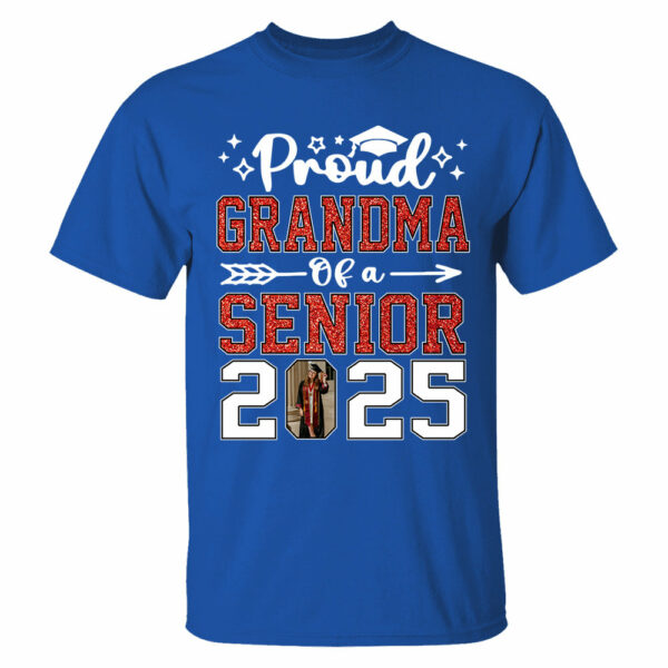 Proud Family Of A Senior 2025, Personalized Graduation Shirt - YN2103 - Image 5