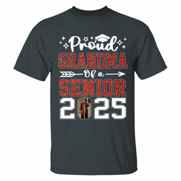 Proud Family Of A Senior 2025, Personalized Graduation Shirt - YN2103 - Image 3