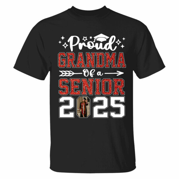 Proud Family Of A Senior 2025, Personalized Graduation Shirt - YN2103 - Image 2