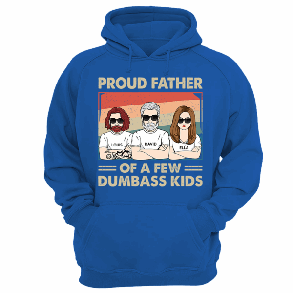 Proud Father Of A Few Kids - Funny Gift For Mom, Mother, Grandma - Personalized T-Shirt - Image 12