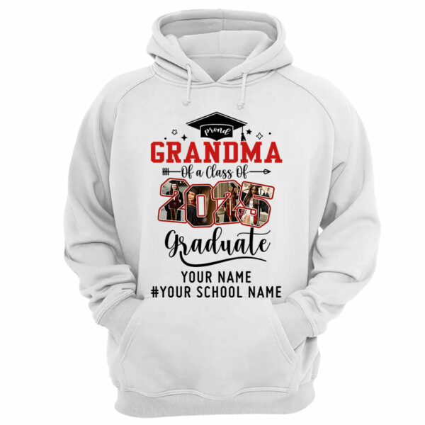 Proud Grandma Of A Class Of 2025 Graduate Shirt, Custom Graduate Family Shirt, Perfect Customized Graduation Gift - Graduate, Family, Funny YN1302 - Image 11