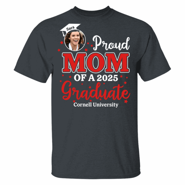 Proud Mom Custom Photo Graduation Shirts For Family - Image 3