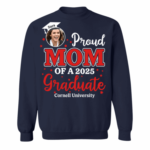 Proud Mom Custom Photo Graduation Shirts For Family - Image 8
